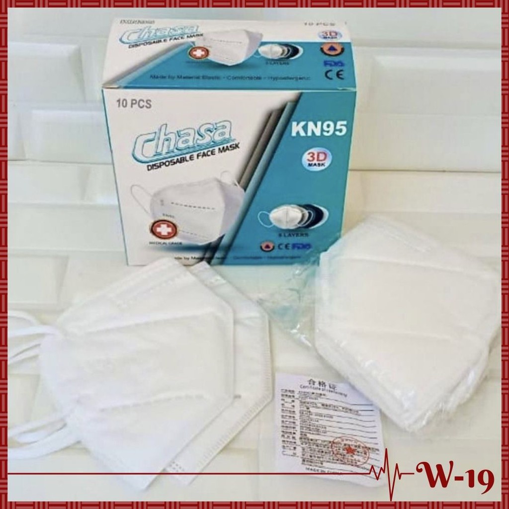 KN95 Medical Grade Chasa 5ply / Masker KN95 Chasa / Masker Chasa 5 ply Medical Grade KN 95
