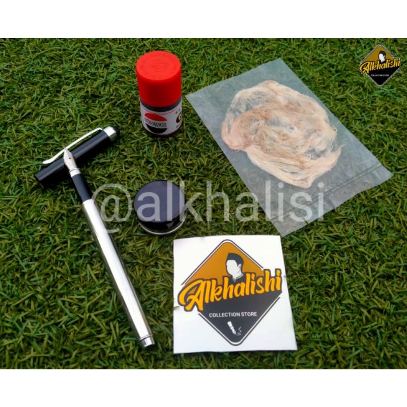 1 Set Lengkap Pena Lugot // Fountain Pen Iridium A-8 Staylus