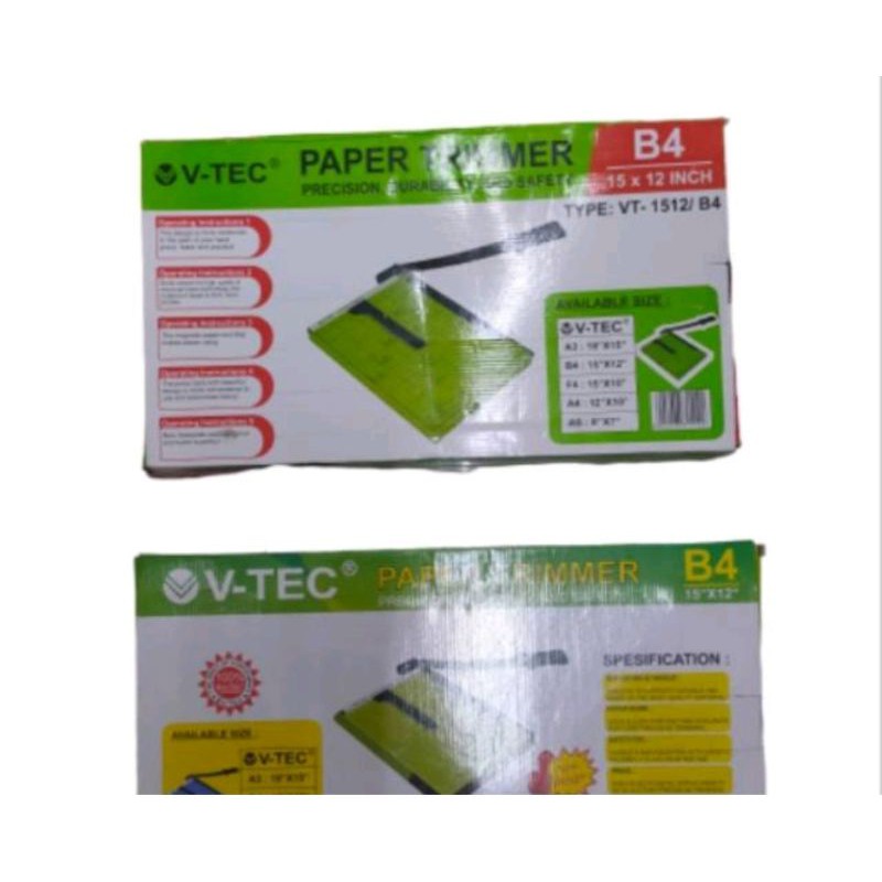 

v-Tec Paper Cutter B4- Alat potong kertas ukuran B 4