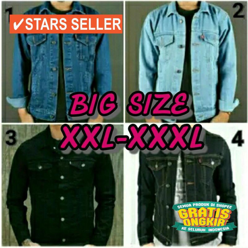JAKET TERBARU PRIA WANITA FLACEE  BB BM DC / Jaket Jeans JUMBO & Jaket Denim JUMBO