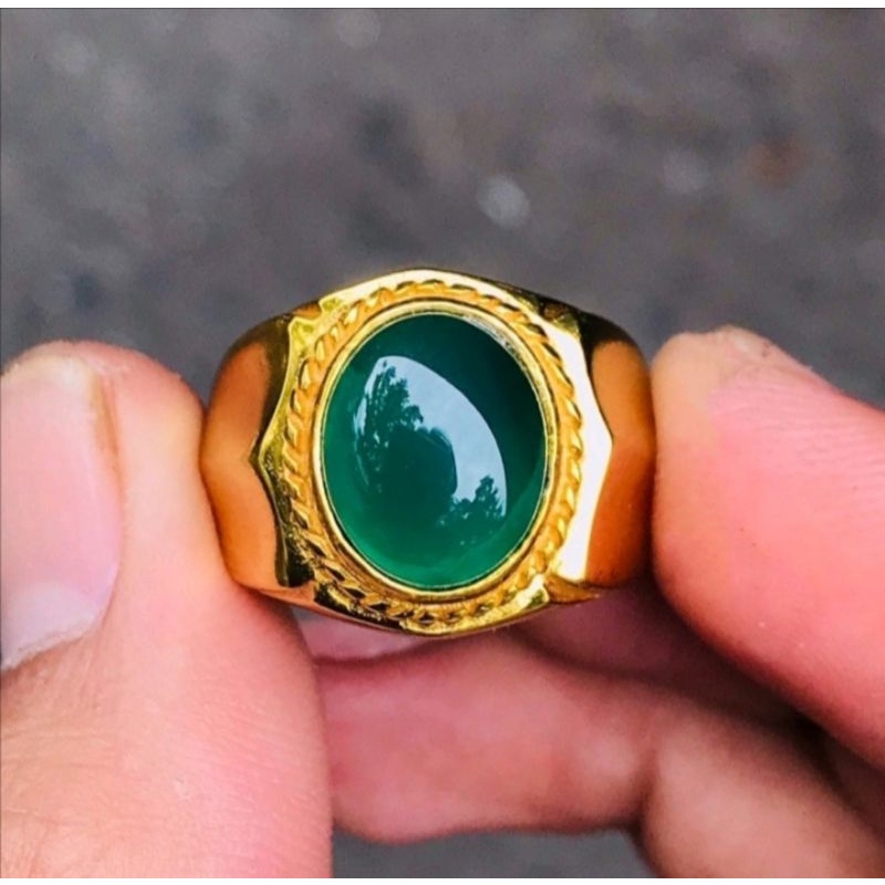 Batu Cincin hijau Garut top
