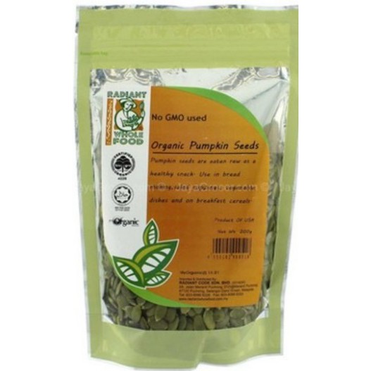 

Radiant Organic Pumpkin Seeds 200g