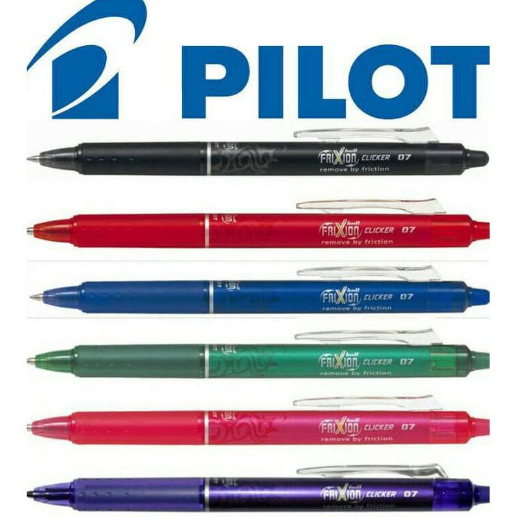 

TERMURAH Pulpen Impor Jepang Unik !!! Pilot Frixion Clicker 0.5 / 0.7 DR391