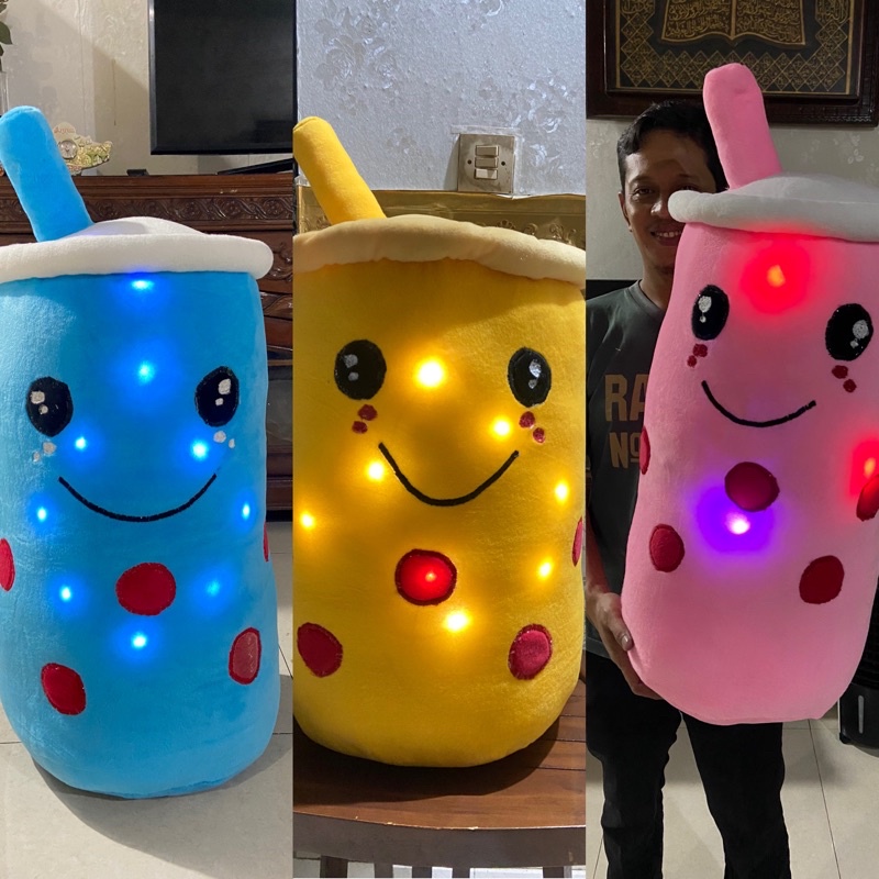 boneka boba jumbo dengan led 70 cm