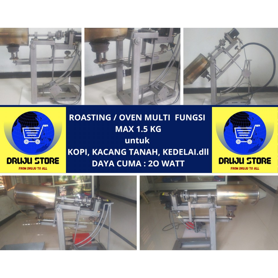 Mesin Roasting kopi multi fungsi 1.5 kg