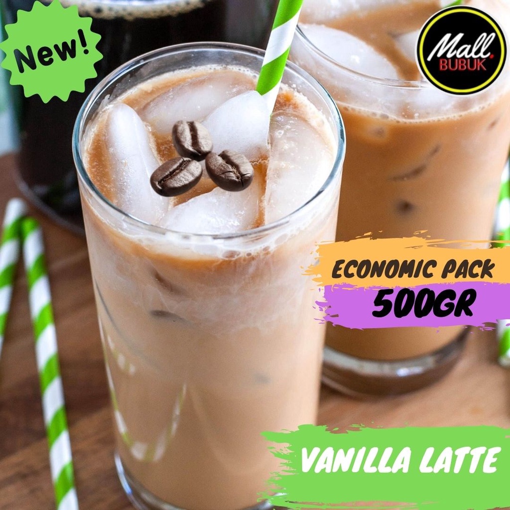 

500 GRAM - Bubuk VANILLA LATTE 500gr - Bubuk Minuman VANILLA LATTE 500gr - VANILLA LATTEPowder 500gr