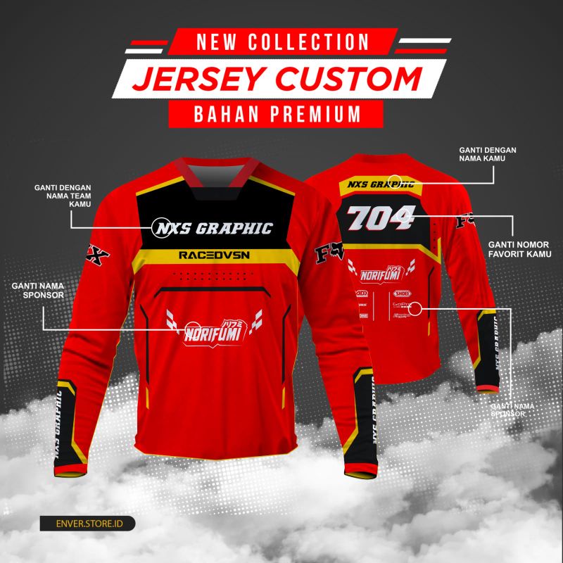JERSEY CROSS BAJU TRAIL JERSEY TRAIL JERSEY SEPEDA BAJU SEPEDA DESAIN SESUAI KEINGINAN