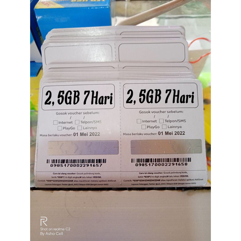 Jual Voucher Axis Aigo Mini 2,5GB 7 Hari Shopee Indonesia