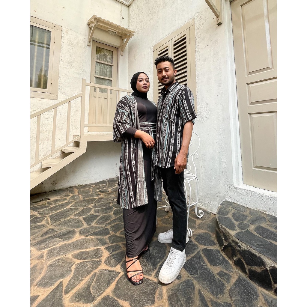 BAJU KEMEJA DRESS COUPLE COPLE DRES PASANGAN KONDANGAN NATAL LEBARAN MUSLIM GAMIS TERBARU KEKINIAN M