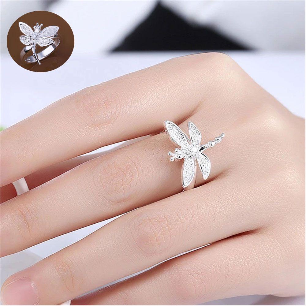 Cincin LILY Perhiasan Kreatif Hari Valentine Capung