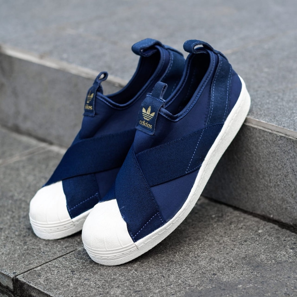sepatu casual wanita adidas superstar slipon