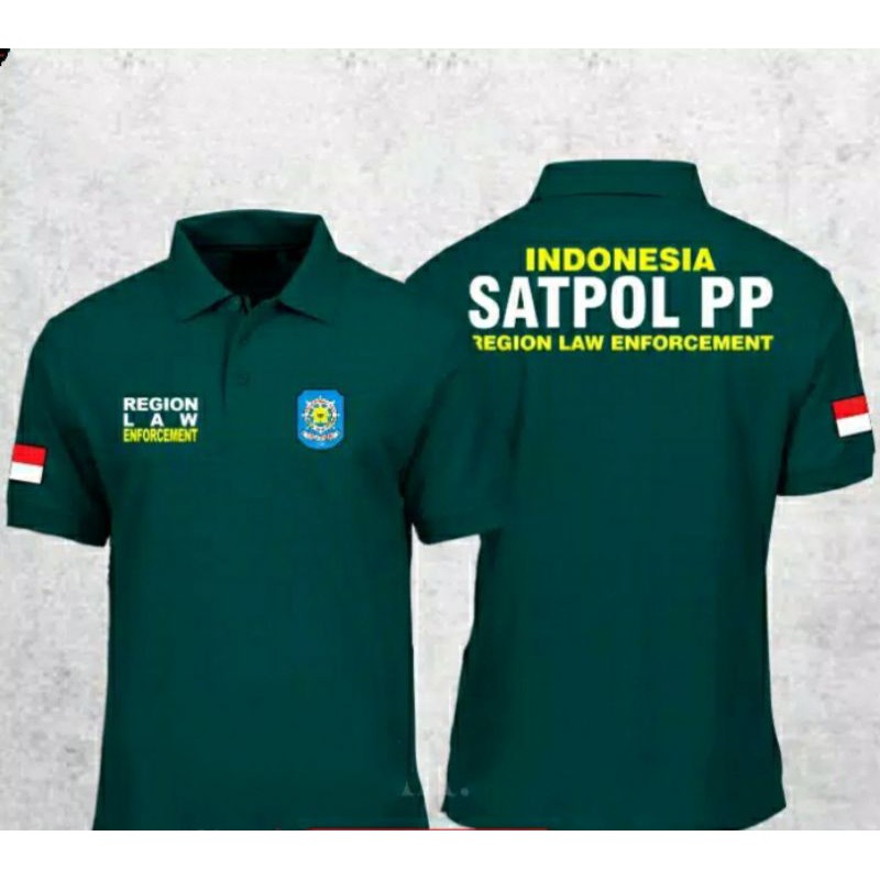 Kaos Polo Krah katun Satpol PP Kaos Polo katun Lacoste Katun Satpol PP.