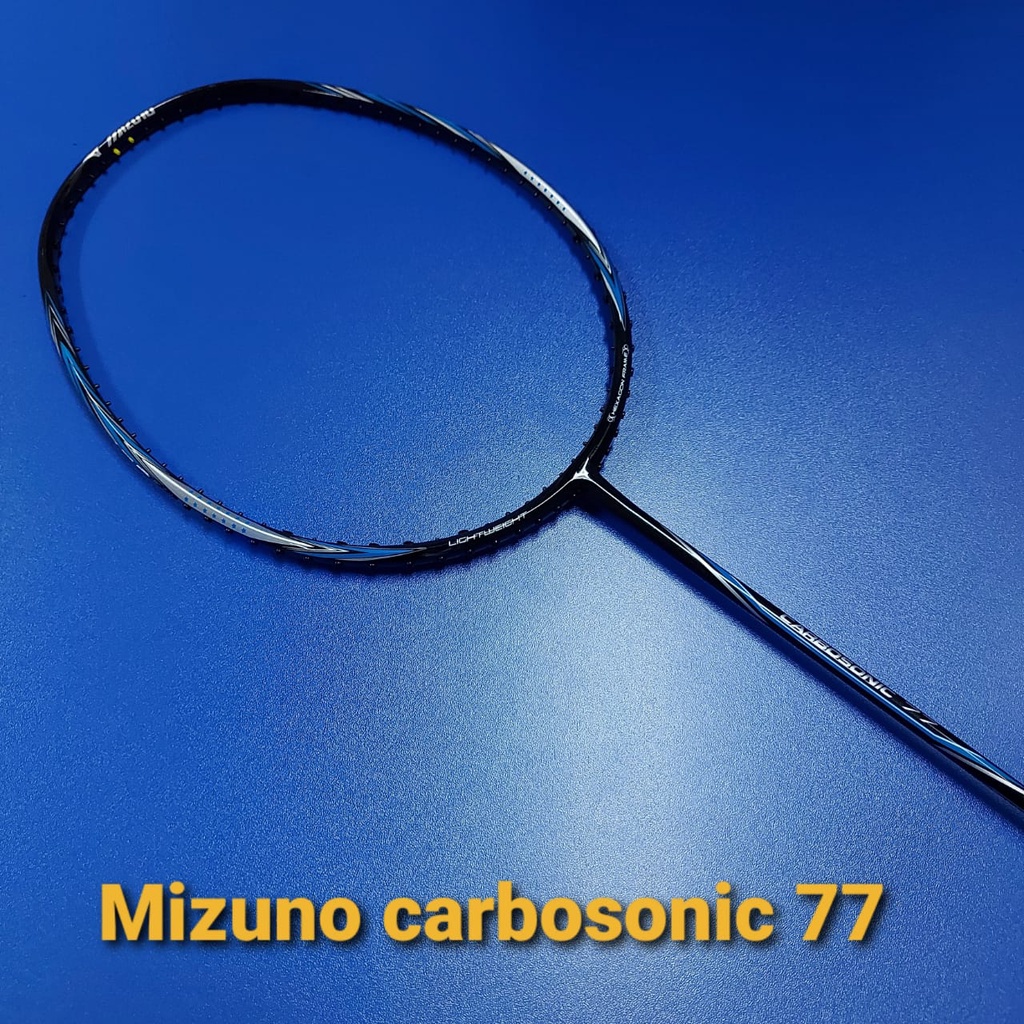 Raket badminton/bulu tangkis mizuno carbosonic 77