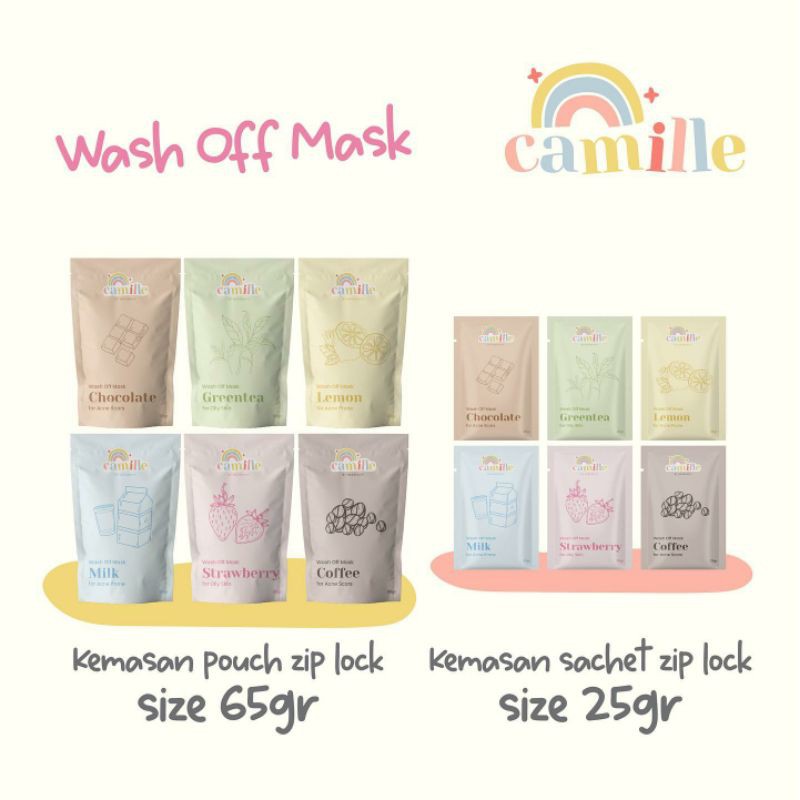 BUY 1 FREE GIFT  READY STOK MASKER CAMILLE || RESELLER RESMI MEDAN CAMILLE.BEUATE