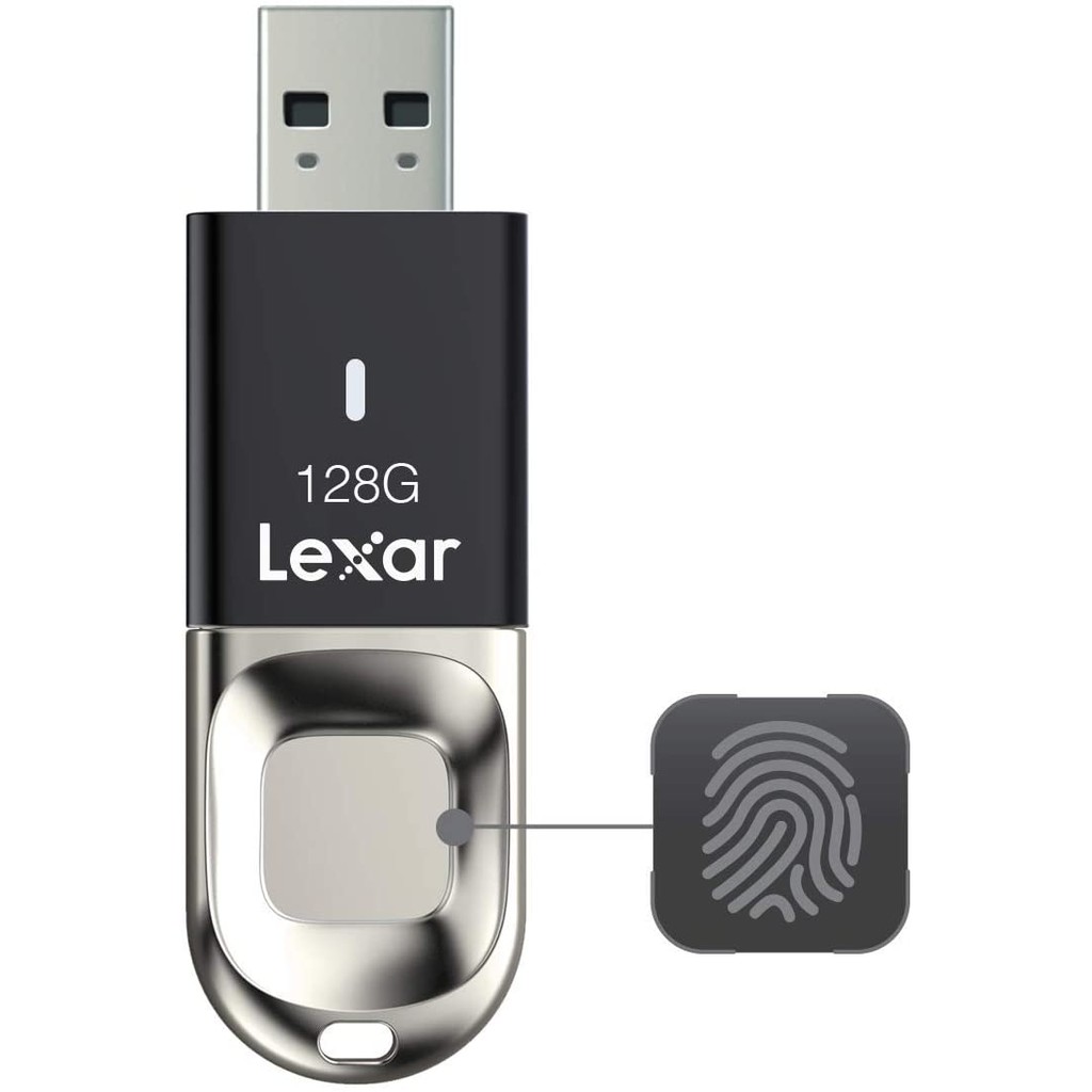 Lexar JumpDrive Fingerprint F35 FlashDisk 64GB/128GB/256GB USB 3.0