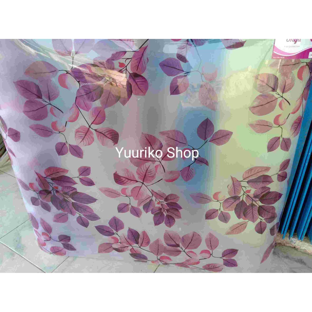 Fiber Pagar Fiber Tutup Pagar Fiber Motif daun daun Ungu tutup ventilasi lubang udara Hiasan Pintu.