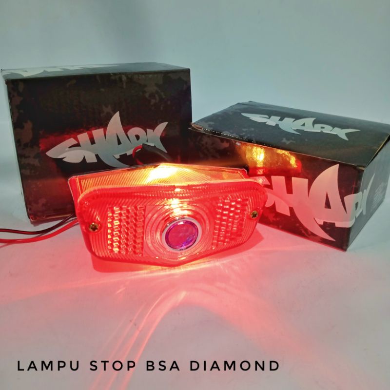 LAMPU STOP STOPLAMP BSA DIAMOND MIKA MERAH CB