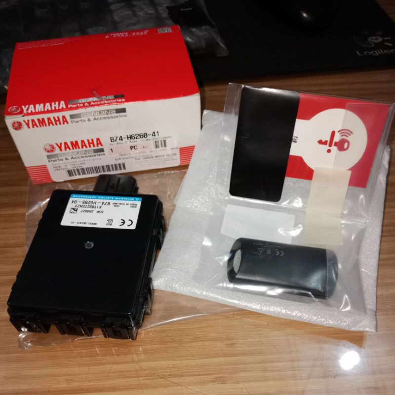 REMOTE CONTROL ASSY RCU XMAX AEROX 155 FREEGO LEXI KEYLESS SET X-MAX ORIGINAL ORI ASLI YAMAHA YGP