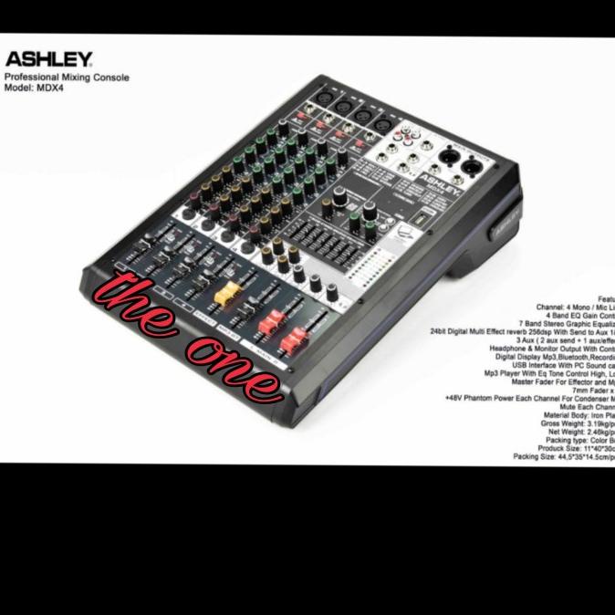 AUDIO MIXER ASHLEY MDX 4 ORIGINAL (4 CHANNE