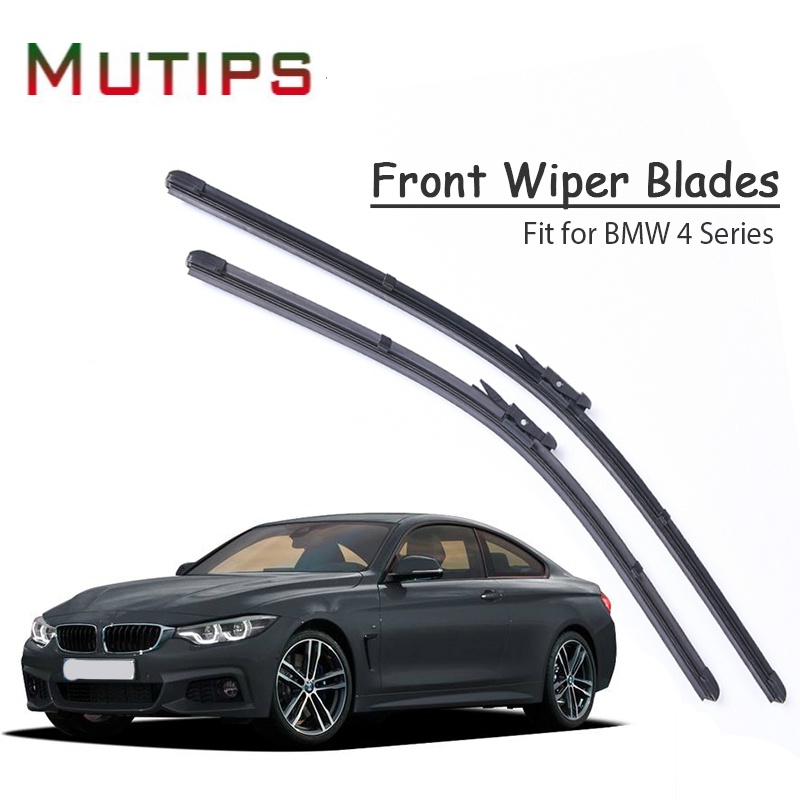 1 Set Karet Wiper Kaca Depan Mobil Untuk BMW 4 Series F32 F33 F36 2017-2013