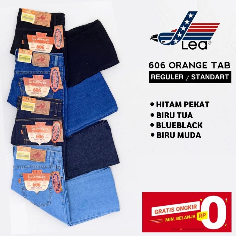 CELANA PANJANG JEANS LEA PRIA STANDAR REGULER PREMIUM TERLARIS