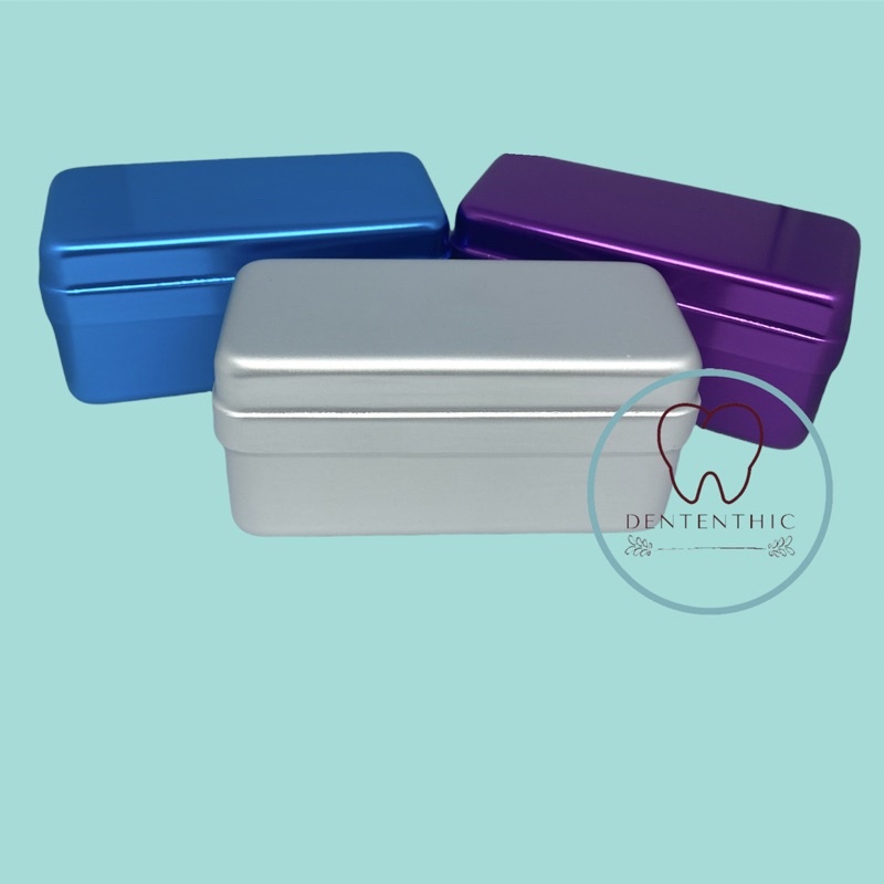 Endo box File / Aluminum alloy sterilization box / k-file holder box / Tempat Kotak Endodontic