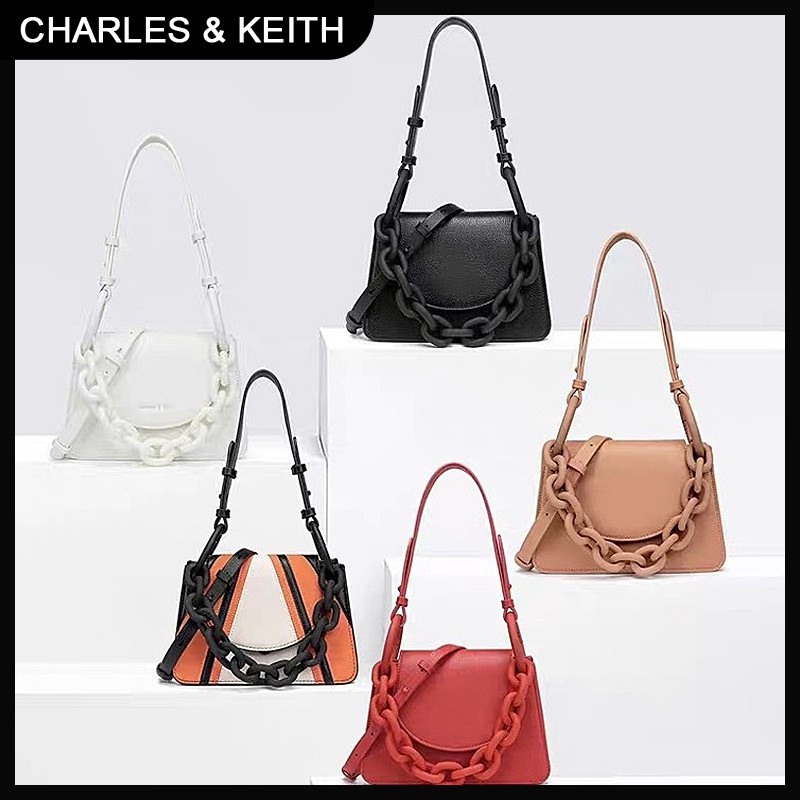 CK Shoulder Chunky Multipose Rantai Tebal Balikkan Tas Selempang Original