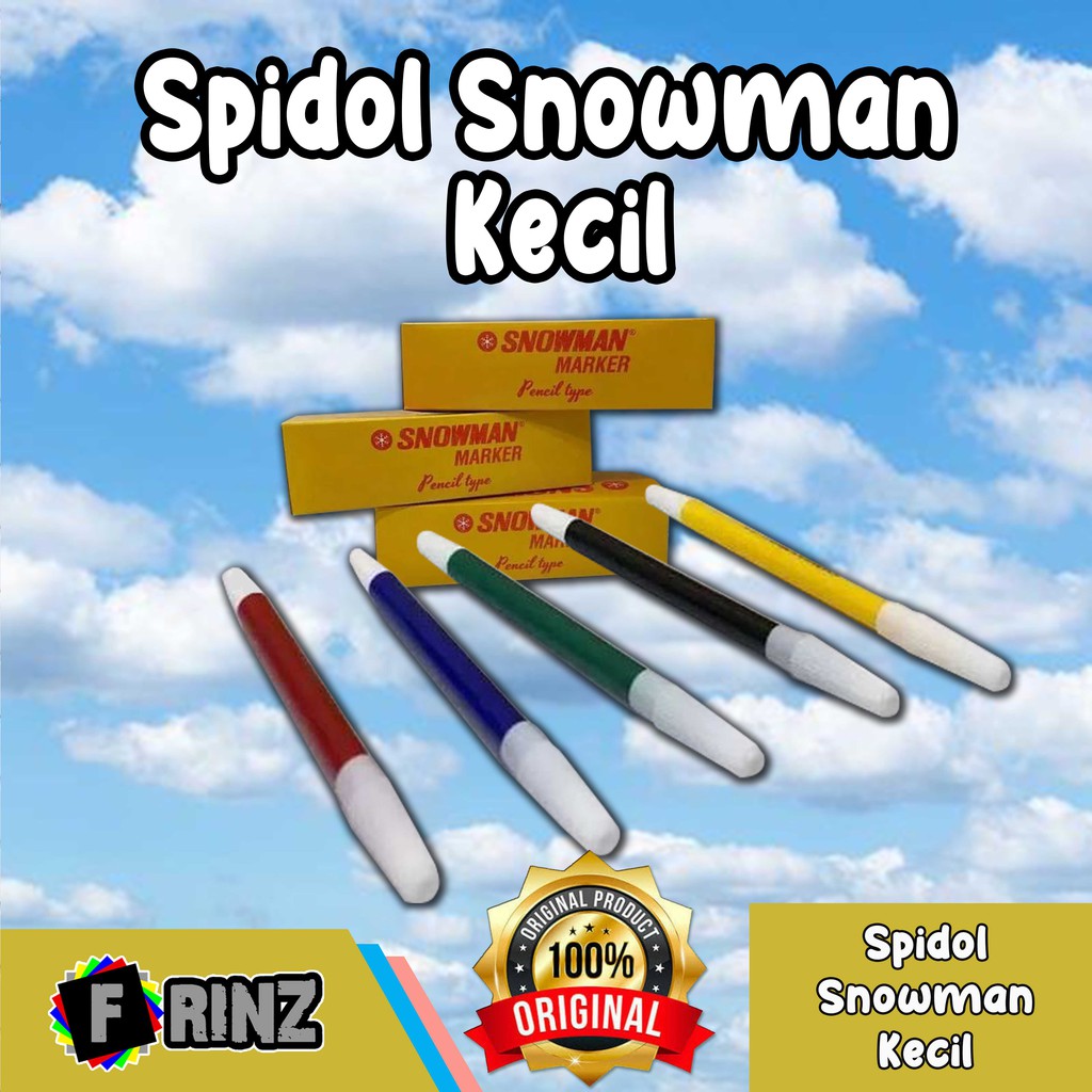 

ATK ~ ( ECER ) Spidol Snowman Kecil 5 Warna / Marker Color Satuan