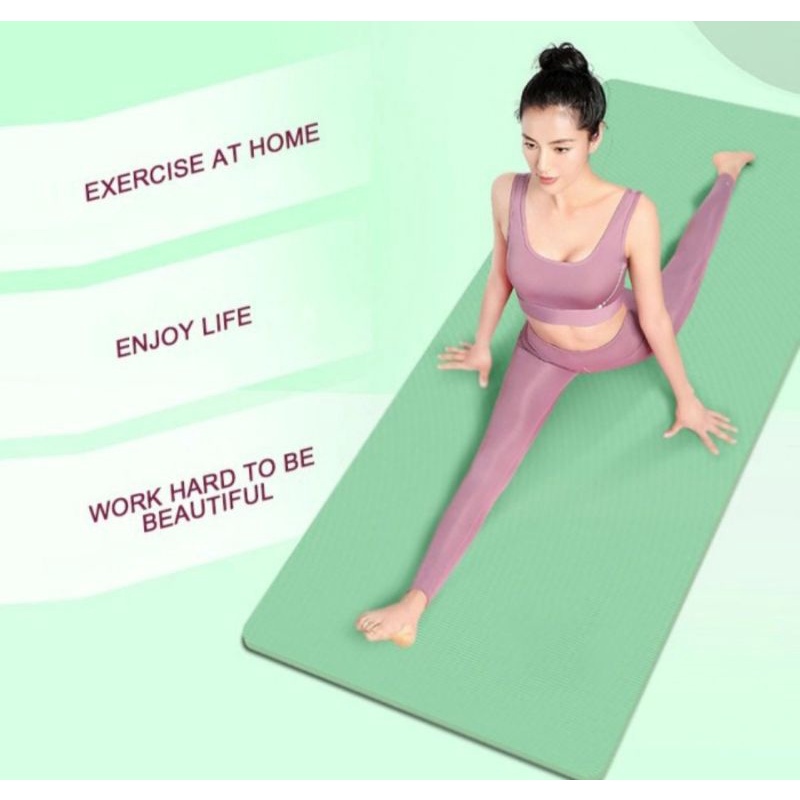 Matras Yoga Senam Karpet Alas Yoga Senam Olahraga Fitness Yoga Mat