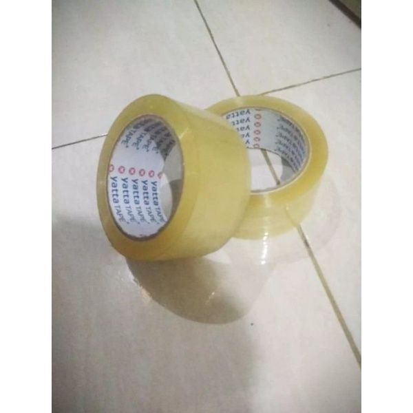 

Lakban bening 2 Inch x 90 Yard ( 45 mm x 90 Yard ) setara Daimaru Bening