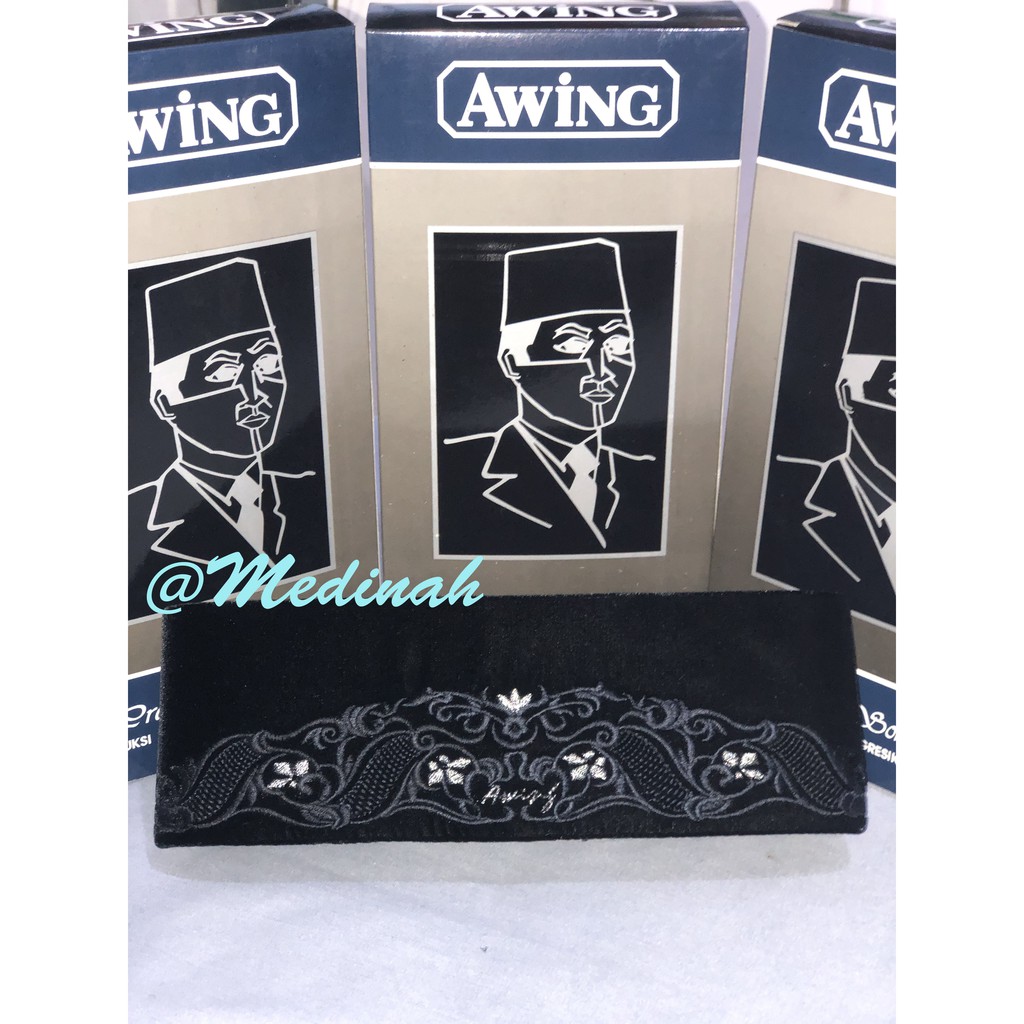 Songkok / peci AWING new ananta perak Original