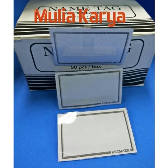 

Mudah Name Tag Dengan Peniti Dan Jepitan Per 50 Pcs Promo