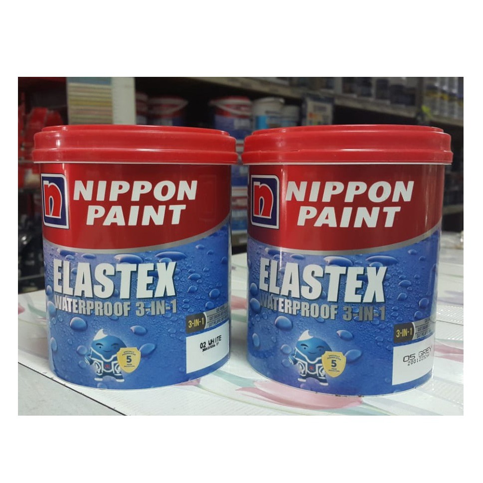  CAT  ELASTEX  WATERPROOF Pelapis Anti Bocor NIPPON  PAINT 