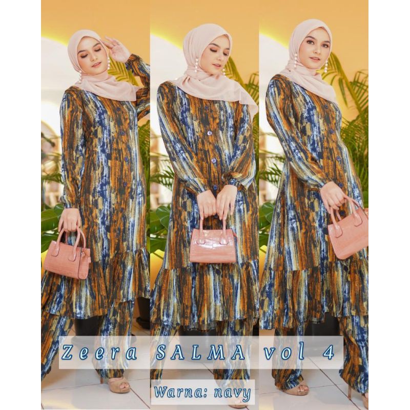 Daster arab ZEERA SALMA Gamis Rayon Setelan