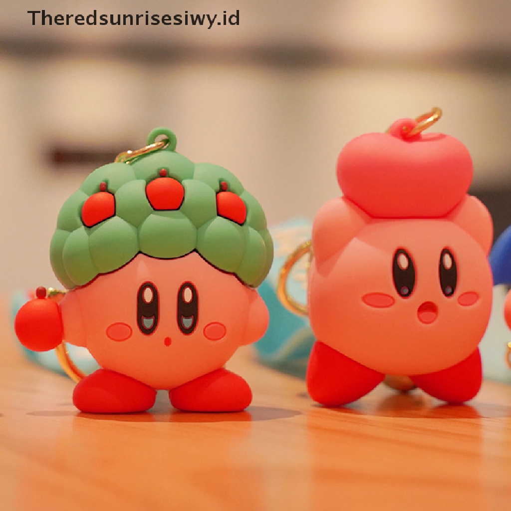 # Alat Rumah Tangga # Gantungan Kunci Bentuk Kartun Anime Kirby Untuk Aksesoris Tas