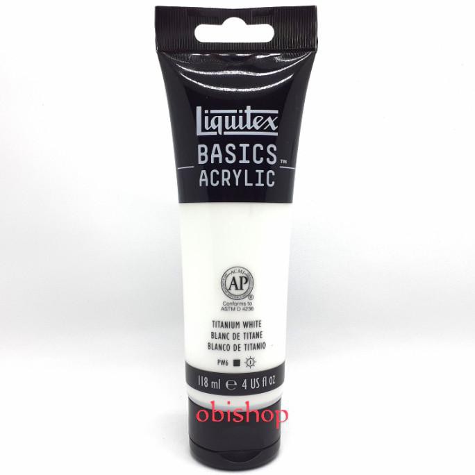 

TERBARU CAT AKRILIK LIQUITEX BASICS ACRYLIC 118 ML TITANIUM WHITE PERALATAN MELUKIS ART SET