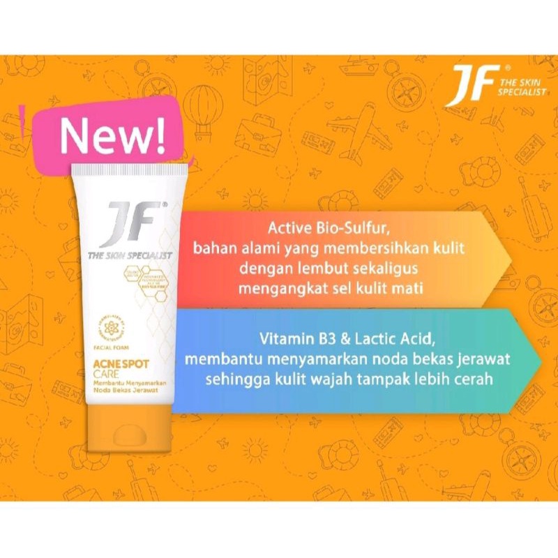 JF Sulfur Facial Foam 70 gr