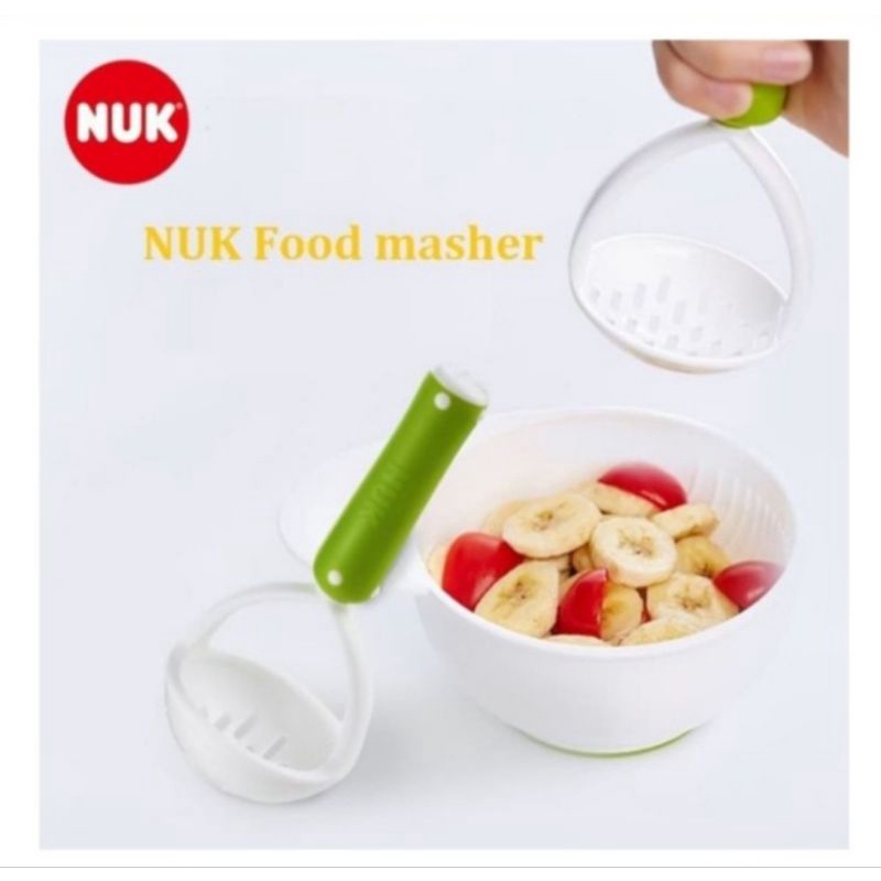 NUK Food Masher and Bowl / Baby Foodmaker NUK dengan mangkok Mpasi Bayi / Baby Food Processor