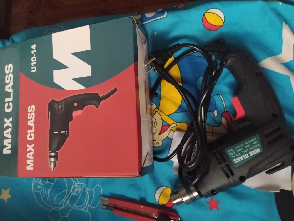 Max Class Mesin Bor Listrik 10mm Bolak Balik