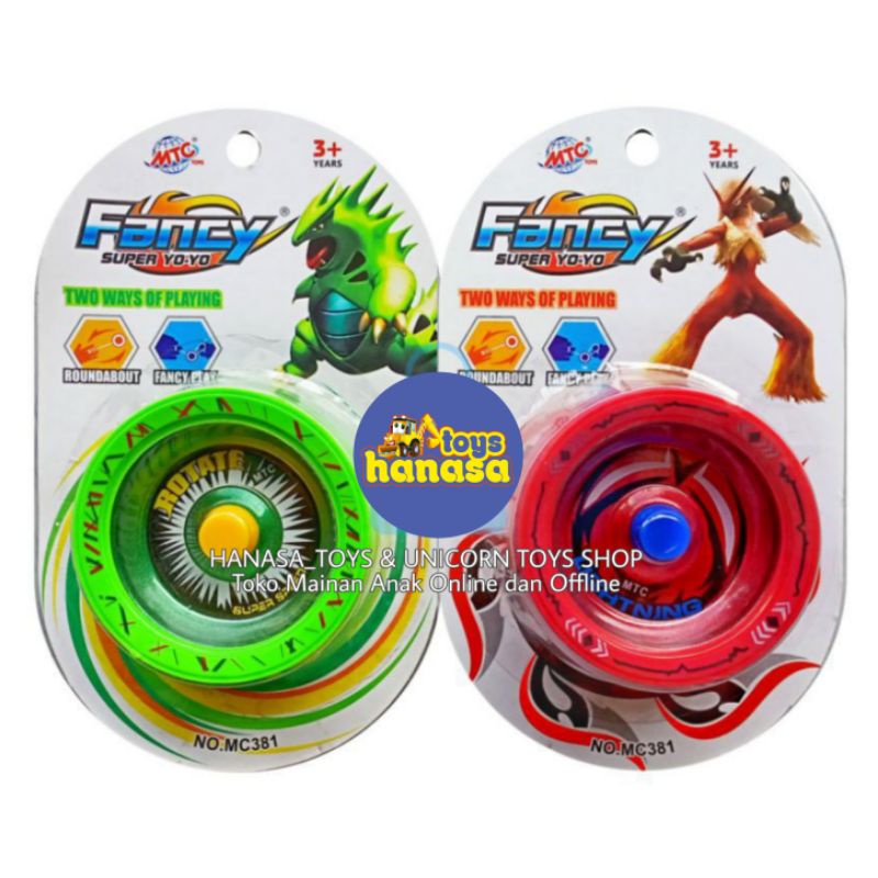 Yoyo murah warna dan model bagus yoyo fancy MTC