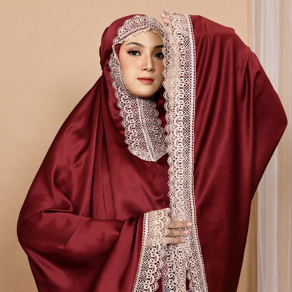 Mukena Dewasa Yasmin Silky Premium 2 in 1