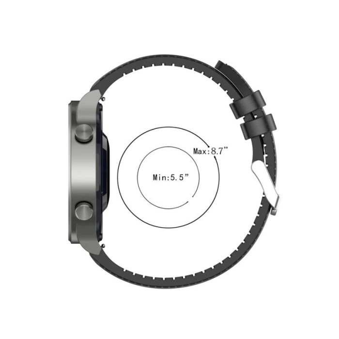 Leather Strap Smartwatch 22mm Genuine For Huawei GT 2 GT2 Pro GTR 3