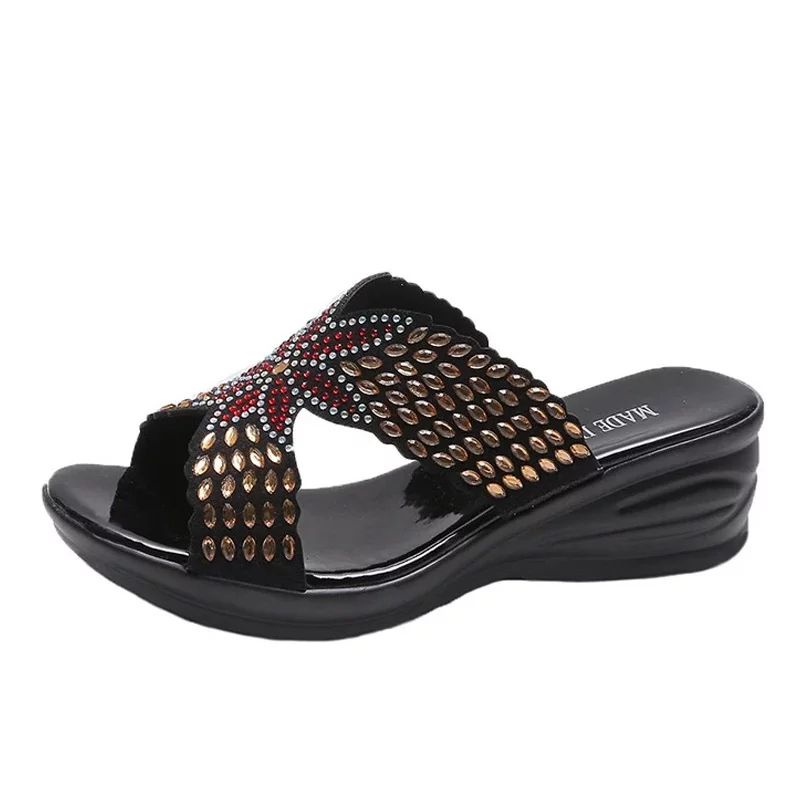 Sandal Wanita Kekinian 2023 sandal wedges/Sandal Wanita LASER