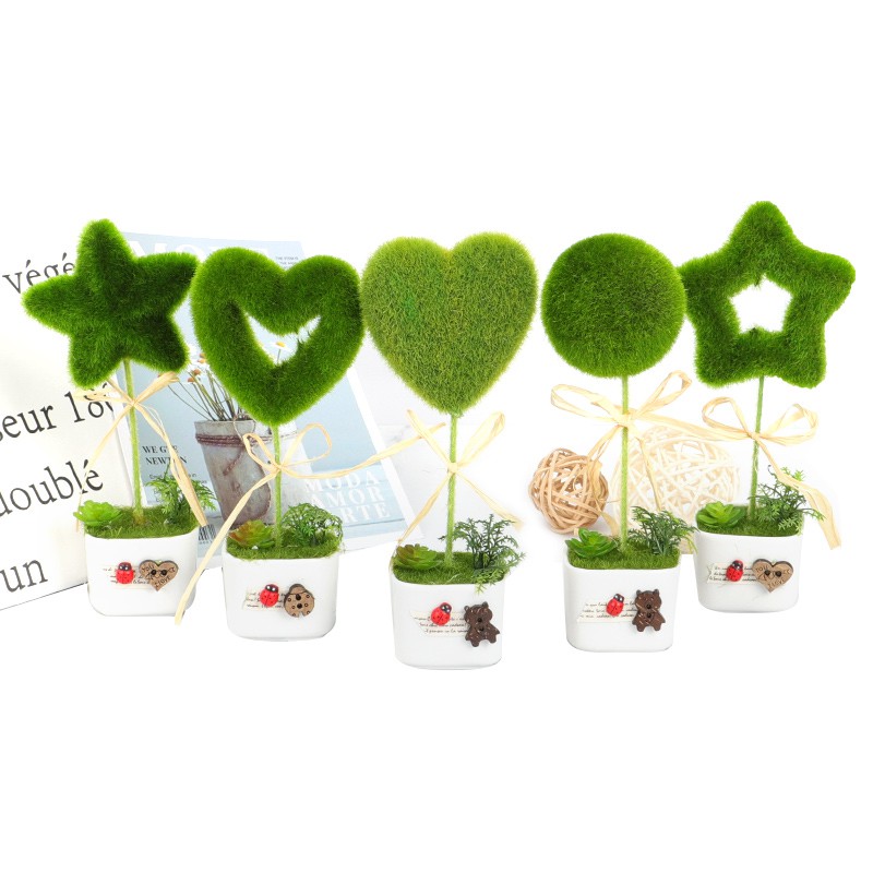 

Ecentio Artificial Flower Tas Goni Bunga hias Bentuk hati Bentuk pentagram