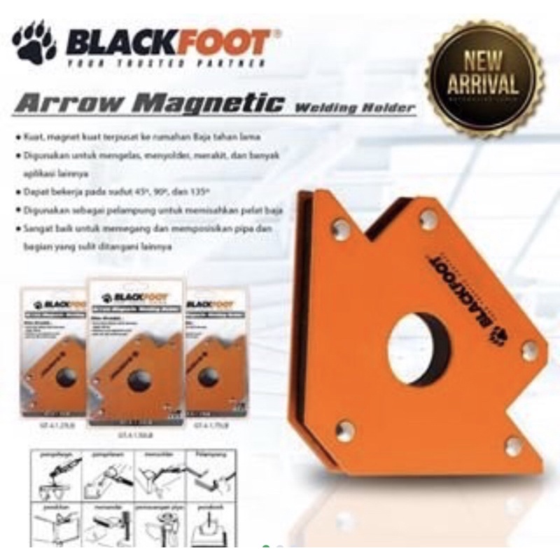 Siku Magnet Untuk Las / Magnetic Welding Holder BLACKFOOT