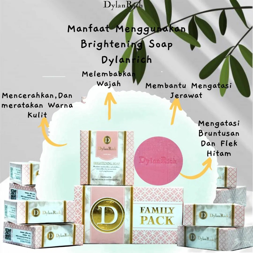 DylanRich Glutha - Brightening Soap (Sabun Kecantikan)