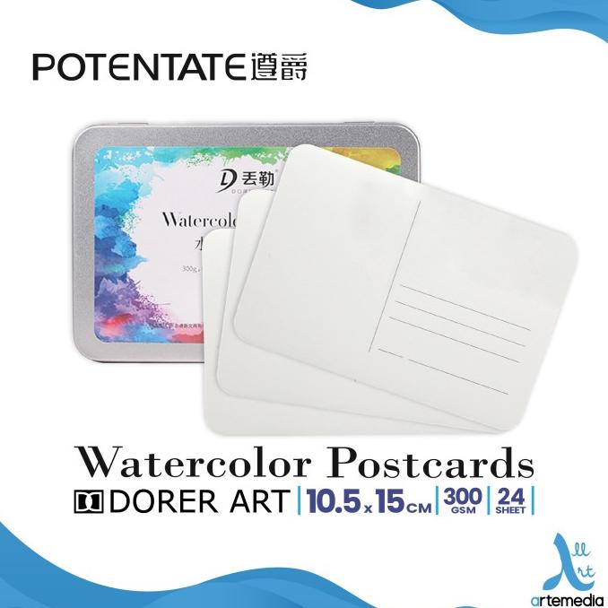 

(BISA COD) Kertas Cat Air Potentate Postcard Watercolor Paper Metal Box CUCI GUDANG Kode 487