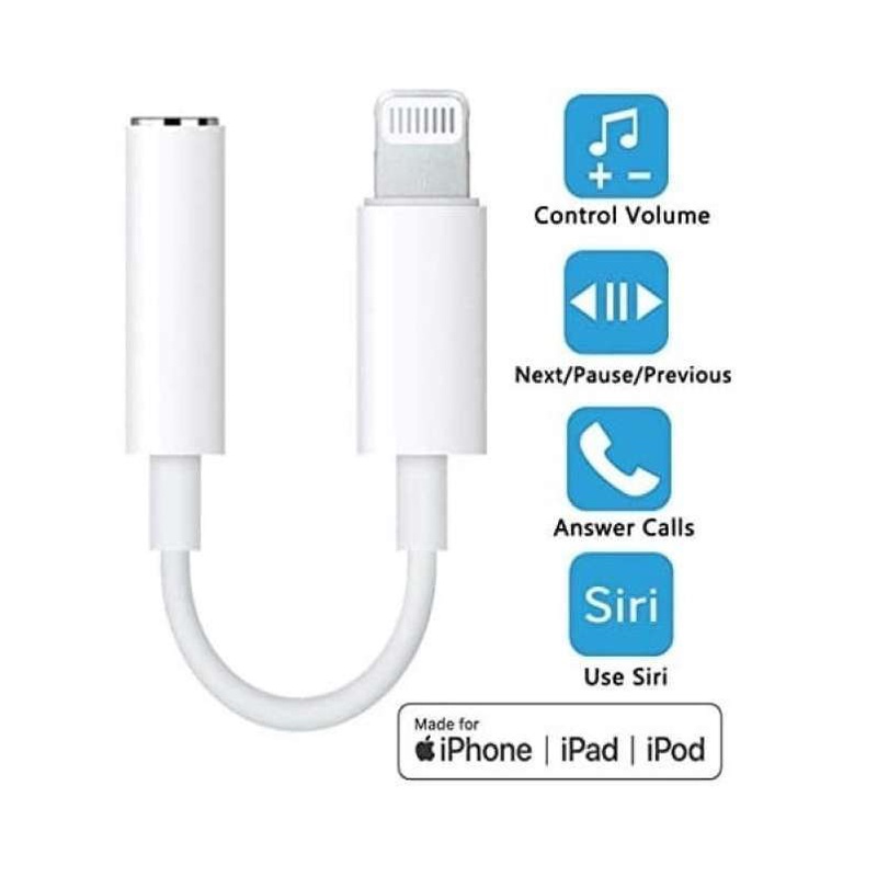 KABEL LIGHTING SAMBUNGAN AUDIO JACK AUDIO CONVERTER IPHONE CABLE