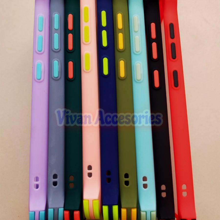 Case Samsung A51 Matte Colour Shockproof Anticrack