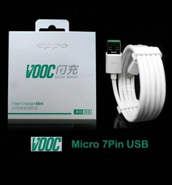 Kabel Data Fast Charger OPPO Ori 100% Cable Data USB Micro VOOC Flash Charging Original Cabutan